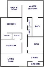 3 Bed 2 Bath 04-2098 floor plan